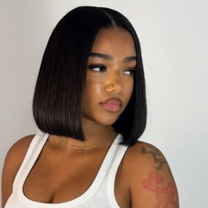 Kimkay bob wig 25,000 DD  💯 human hair